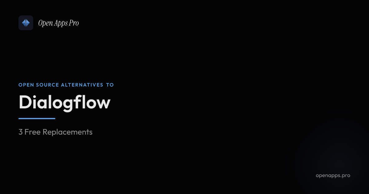 dialogflow Images High Quality Grahic Dialogflow Alternatives - Self-Hosted Chatbot Builders