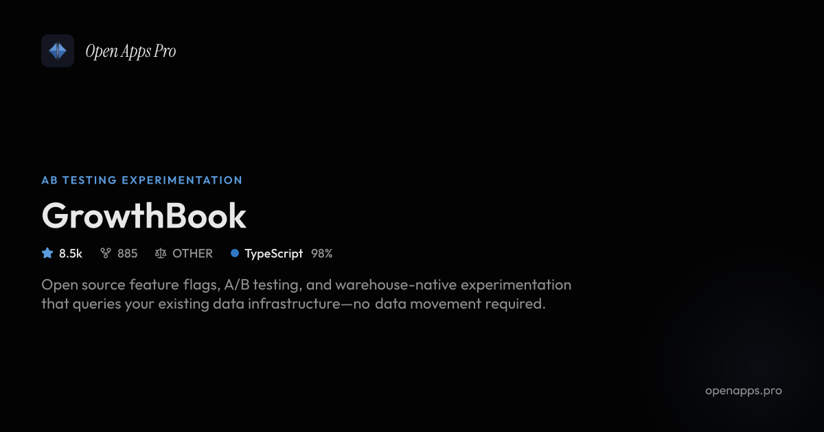 GrowthBook: Open Source Feature Flags & A/B Testing