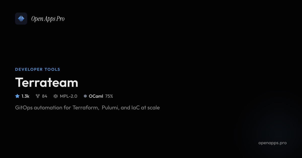 Terrateam - Open Source GitOps Automation for Terraform and