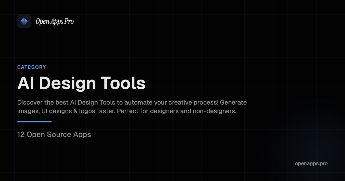 Top Open Source AI Design Tools For Designers | Open Apps