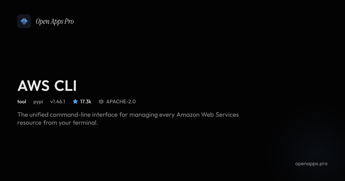 AWS CLI - Command Line Interface for Amazon Web Services